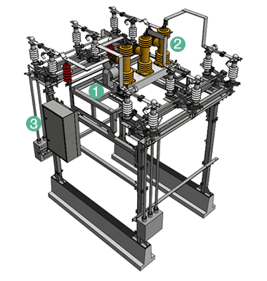 Hughes vacuum circuit breaker